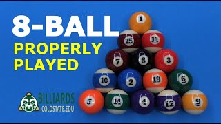 HOW TO PLAY 8 BALL … The “Official Rules” of Pool [upl. by Ramas]