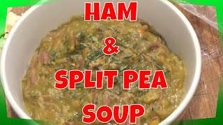 HAM amp SPLIT PEA SOUP CROCKPOT STYLE [upl. by Alrick]