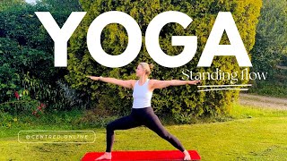 Full Body Standing Yoga Flow  BeginnerFriendly No Mat Needed [upl. by Deerdre]