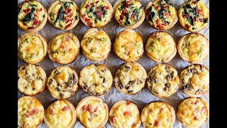 Mini Quiche 4 Ways [upl. by Areemas937]