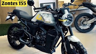 zontes 155cc new bike launch in India 2024  features price launch date  upcoming bike [upl. by Christean]