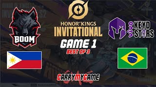 Meta Athena Feeder Boom Esport VS Keyd Stars Game 1 HoK invitational season 2 [upl. by Tnert]