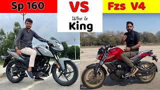 New 2023 Yamaha FZS V4 VS Honda Sp 160 Which Is Best [upl. by Kahcztiy]