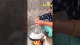 Bajra khichadi village Food shortvideo bollywood love music [upl. by Damek7]