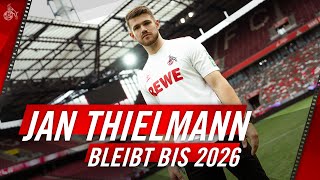 Jan THIELMANN bleibt bis 2026  Kindheitstraum  1 FC Köln [upl. by Kronfeld]