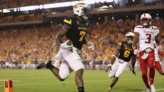 Highlight Kalen Ballage ties FBS record for touchdowns in a single game [upl. by Barbette]