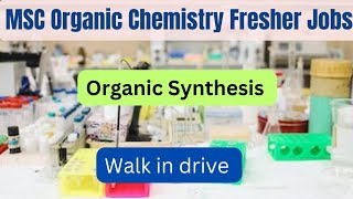 MSc Organic Chemistry 2024 Trainee Chemist Vacancy 🔥🔥🔥 [upl. by Yelkreb]