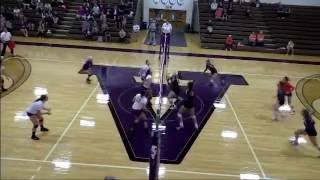 Albion College volleyball vs Hope College Oct 18 2016 [upl. by Danialah]