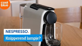 Wat is het knipperende lampje op mijn Nespresso apparaat [upl. by Enomyar]