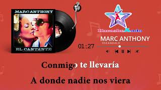 KARAOKEANDO  Marc Anthony  Escandalo Karaoke [upl. by Derk]