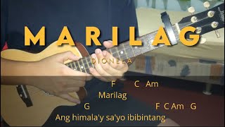 Marilag  Dionela  Ukulele tutorial [upl. by Ytte]