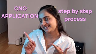 CNO application process  Step by step  College of nurses of Ontario  How to apply to CNO [upl. by Yelahs]