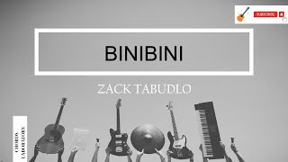 Binibini Zack Tabudlo Guitar Chords [upl. by Ahselak]