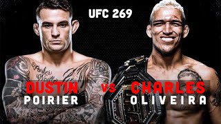 Dustin Poirier Vs Charles Oliveira [upl. by Ahsratal272]