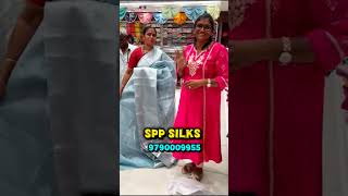 SPP Silks Oppanakaara street coimbatore 😍 Celebrity Trending sarees 🥰 [upl. by Hadnama]