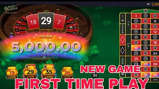 9POTS OF GOLD ROULETTE NEW CASINO GAME FIRST TIME PLAY ▶️ 5000 WIN ONLINE EARN GAME DAILY WIN [upl. by Yerffoej]