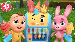 The Ice Cream Machine gives Ice Cream  Good Manners Song by Lalafun Nursery Rhymes amp Kids Songs [upl. by Gabie]