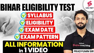 BET Exam in Bihar 2024  Bihar Assistant Professor Eligibility Pattern amp Exam Date 2024  Pradyumn [upl. by Baudin680]