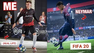 HOW to do all the NEW FIFA 20 skills in REAL LIFE  VOLTA FOOTBALL SKILLS [upl. by Lalage708]