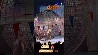 Gandys circus Globe of Death🎪 Butlins Skegness کیان سیرک انگلستان [upl. by Kcor425]