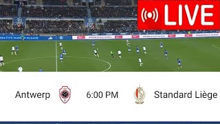 Live Match Antwerp vsStandard Liège  Belgian First Division A20242 [upl. by Dranal]