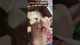 Nykaa mini hall  best pink lipstick for medium to fair skin tone minivlog nykaa lipstickhacks [upl. by Anivlis]