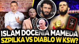 SZOK GWIAZDA UFC DOCENIŁA MAMEDA KHALIDOVA SZPILKA VS DIABLO W KSW  MMA RAPORT [upl. by Valentino]