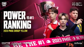 2023 PMGC POWER RANKINGS EP3 GROUP YELLOW  PUBG MOBILE ESPORTS [upl. by Gillespie]