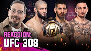 REACCIÓN UFC 308 [upl. by Ahsek602]