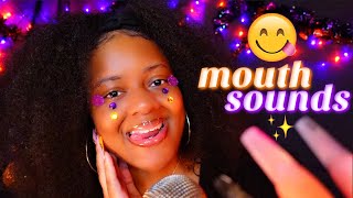 ASMR  MOUTH SOUNDS ON YOUR FACE 😋♡✨EXTREMELY TINGLY MOUTH SOUNDS [upl. by Ociram]