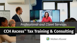 Wolters Kluwer  Professional and Client Services CCH Axcess™ Tax Training amp Consulting [upl. by Morton]