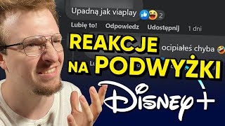 Co ludzie powiedzą na podwyżkę cen Disney w Polsce Przegląd komentarzy z grupy [upl. by Fabrin]