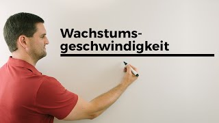 Wachstumsgeschwindigkeit am höchsten Was ist zu berechnen WEP oder HOP  Mathe by Daniel Jung [upl. by Ffoeg]