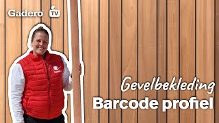 Hoe maak je barcode gevelbekleding Gevelbekleding in verschillende breedtes [upl. by Benedikt862]