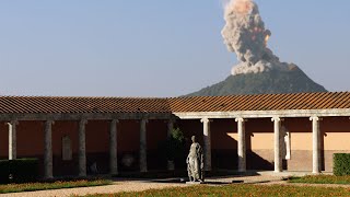 The Destruction of Pompeii  Blender Timelapse and Tutorial [upl. by Eelymmij]