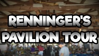 Renningers Antique Flea Market Adamstown PA Pavilion Walkthrough [upl. by Zorine]