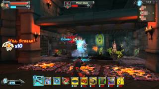 Orcs Must Die 2  11 Upstairs Downstairs  5 Skulls Nightmare  Warmage [upl. by Llennehc569]