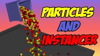 Particles and Instancer tutorial in Maya [upl. by Annad]