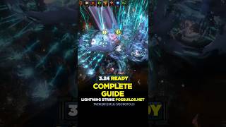 POE 324 LIGHTNING STRIKE  COMPLETE GUIDE  Poe Builds shorts pathofexile poebuilds poe [upl. by Lacym]