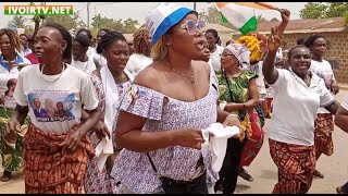 Ambiance carnavalesque à MAMA village natal de lexPrésident Laurent Gbagbo après sa libération [upl. by Nerraj560]