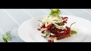 Lasagnetta di bresaola caprino e finocchi  Chef Deg  Saporie [upl. by Seppala]