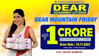 LOTTERY SAMBAD LIVE DEAR 6 PM 10112023 NAGALAND LOTTERY LIVE DEAR LOTTERY LIVE LOTTERY SAMBAD [upl. by Brandi57]