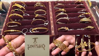 Tanishq 2024 Lightweight Single Kada Bracelet Bangle Designs with price and weight Tanishq Bangle [upl. by Lundberg]