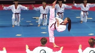 Corée du Sud performance de taekwondo dans un nouveau stade [upl. by Ethelyn]