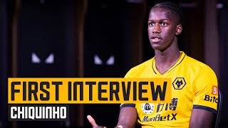 Watch Chiquinhos first interview as a Wolves player [upl. by Aissenav585]