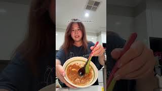 The easiest noodle recipe easyrecipe lazymeals penutbutternoodles [upl. by Gaul]