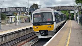 Chiltern Railways 165030 amp 165001 passing Filton Abbey Wood 15524 [upl. by Reba]