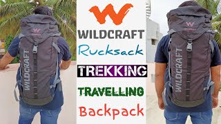 Unboxing amp Review Wildcraft Rucksack Bag 45L😲 Perfect Travel Bag  Backpack For Hiking amp Trekking 🔥 [upl. by Thornie]