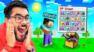 MINECRAFT  OP Chest OP Loot 🔥🔥 FunnyHindi  Hitesh KS [upl. by Holman395]