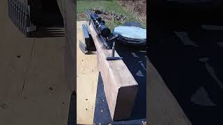 Test firing of a super thick competition walnut stock before carving and polish thicc widebody [upl. by Gris]